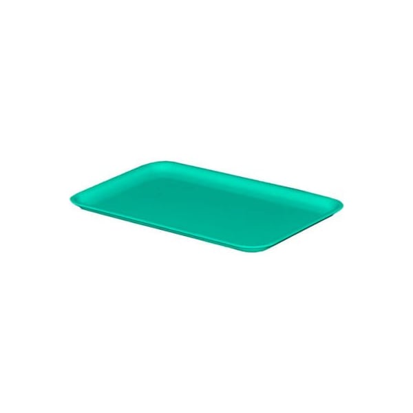 Mfg Tray Nestable Lid For Storage Tote, 9-3/4 in L x 6-1/8 in W, Green, Fiberglass 9221185113 - main